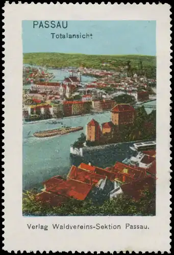 Totalansicht von Passau