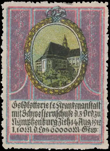 Geldlotterie fÃ¼r eine Krankenanstalt mit Schwesternschule