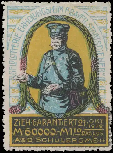 Geldlotterie Erholungsheim fÃ¼r bayerische Staatsdiener