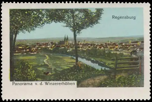 Panorama von den WinzererhÃ¶hen