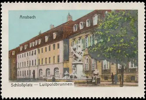SchloÃplatz mit Luitpoldbrunnen