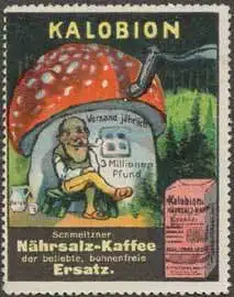 Zwerg trinkt Kalobion NÃ¤hrsalz-Kaffee