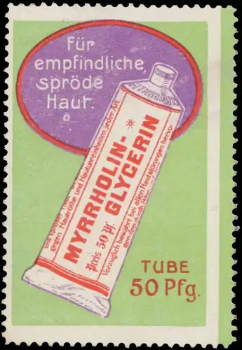 Myrrholin Glycerin - FÃ¼r empfindliche sprÃ¶de Haut