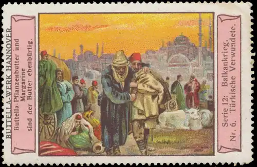 TÃ¼rkische Verwundete im Balkankrieg