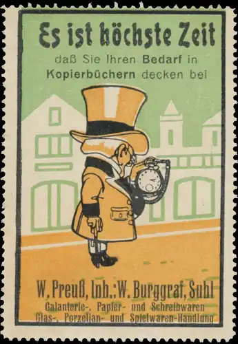 Es ist hÃ¶chste Zeit daÃ Sie ihren Bedarf in KopierbÃ¼chern decken