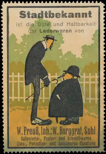 Stadtbekannt ist die GÃ¼te und Haltbarkeit der Lederwaren