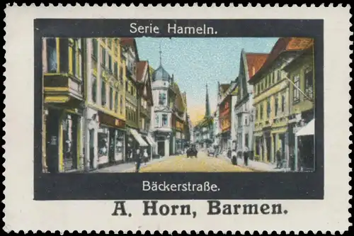 BÃ¤ckerstraÃe in Hameln