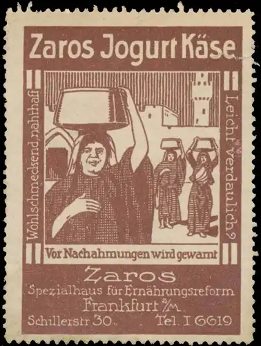 Zaros Jogurt KÃ¤se