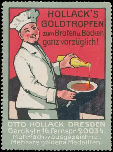 Hollacks Goldttropfen zum Braten und Backen