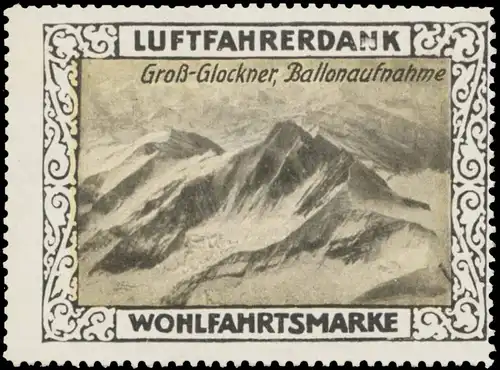 GroÃ-Glockner Ballonaufnahme