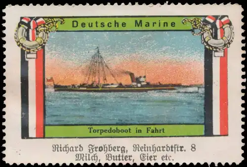 Torpedoboot in Fahrt