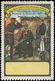 KÃ¶nig Wilhelm Moltke und Bismarck bei Rezonville 1870