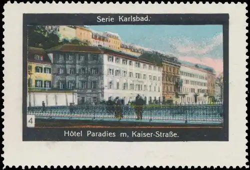 Hotel Paradies mit Kaiser-StraÃe