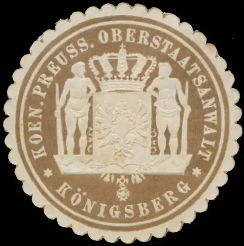K.Pr. Oberstaatsanwaltschaft KÃ¶nigsberg/PreuÃen
