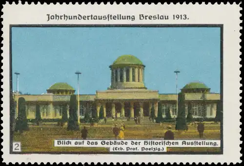 Blick auf das GebÃ¤ude der historischen Ausstellung