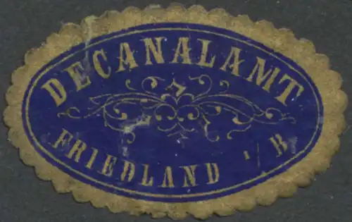 Decanalamt Friedland in Böhmen