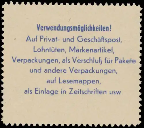 VerwendungsmÃ¶glichkeiten!