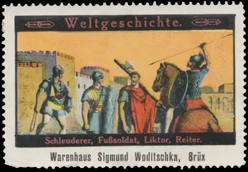 Schleuderer, FuÃsoldat, Liktor, Reiter