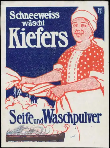 Schneeweiss wÃ¤scht Kiefers Seife und Waschpulver