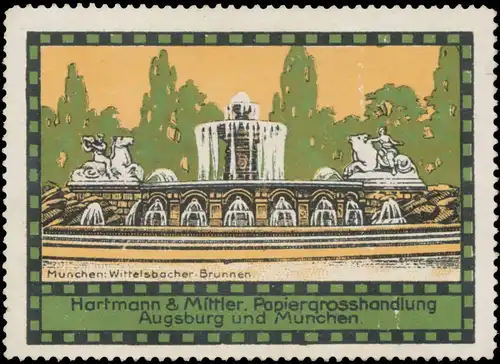 Wittelsbacher Brunnen in MÃ¼nchen