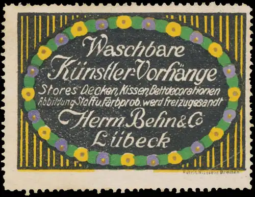 Waschbare KÃ¼nstler-VorhÃ¤nge