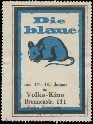 Die blaue Maus