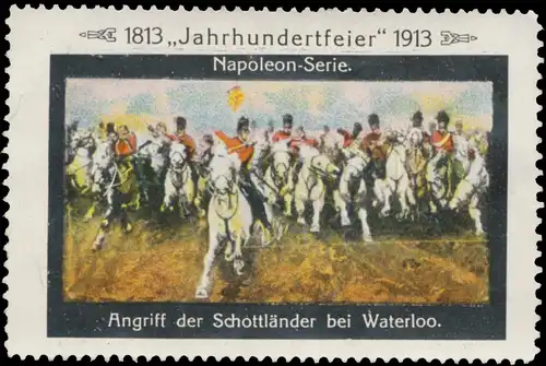Angriff der Schottländer bei Waterloo