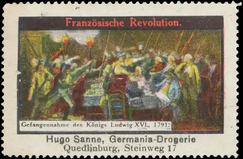 Gefangennahme des KÃ¶nigs Ludwig XVI. 1791