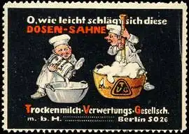 O, wie leicht schlÃ¤gt sich diese Dosen - Sahne