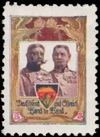 Deutschland und Ãsterreich Hand in Hand