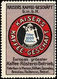 Kaisers Kaffee - GeschÃ¤ft ueber 1000 Filialen - Europas grÃ¶sster Kaffee - RÃ¶sterei - Betrieb