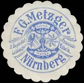 KÃ¶niglich Bayerische Hof-Lebkuchen und Chocoladefabrik F.G. Metzger - NÃ¼rnberg
