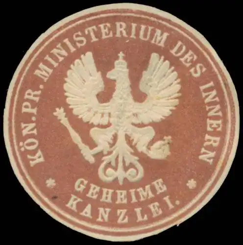 K.Pr. Ministerium des Innern Geheime Kanzlei