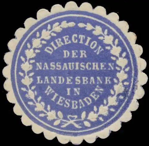 Direction der Nassauischen Landesbank in Wiesbaden