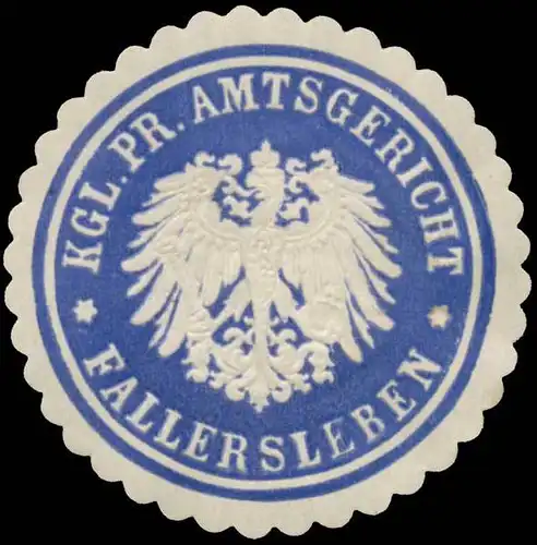 K.Pr. Amtsgericht Fallersleben