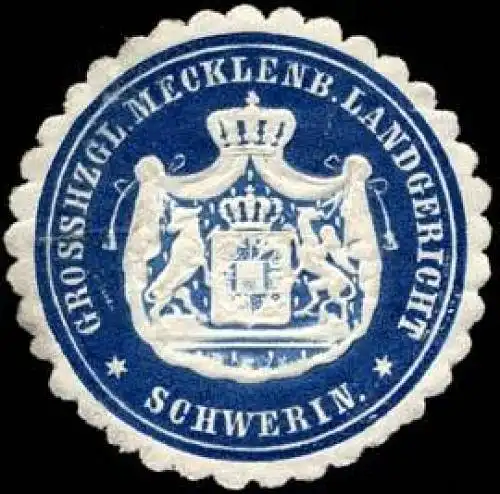 Grossherzoglich Mecklenburgische Landgericht - Schwerin