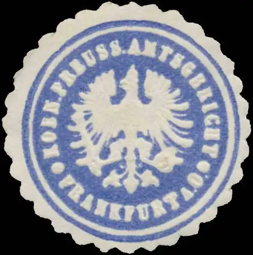 K.Pr. Amtsgericht Frankfurt/Oder