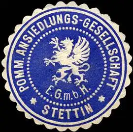 Pommersche Ansiedlungsgesellschaft E. GmbH - Stettin