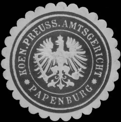 K. Pr. Amtsgericht Papenburg