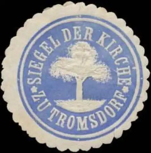 Siegel der Kirche zu Tromsdorf