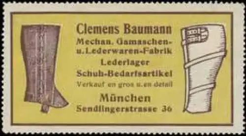 Gamaschen-Lederwaren