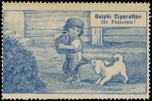 Kind spielt mit Hund