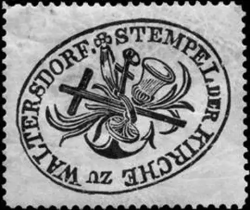 Stempel der Kirche zu Waltersdorf