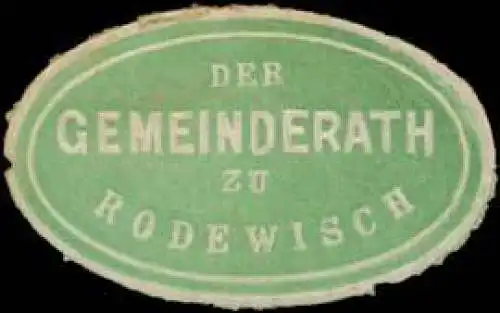 Der Gemeinderath zu Rodewisch