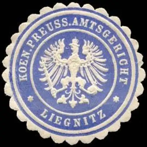 Koeniglich Preussisches Amtsgericht - Liegnitz
