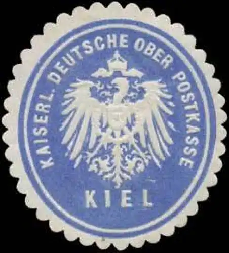Kaiserl. Deutsche Ober-Postkasse Kiel