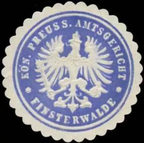 K.Pr. Amtsgericht Finsterwalde