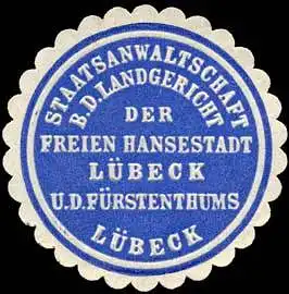 Staatsanwaltschaft bei dem Landgericht der Freien Hansestadt LÃ¼beck und des FÃ¼rstenthums LÃ¼beck