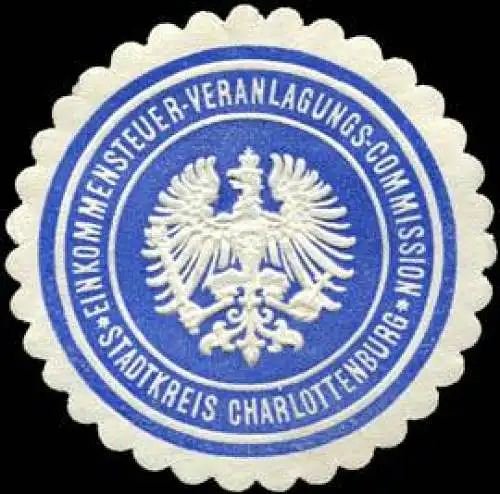 Einkommensteuer - Veranlagungs - Commission - Stadtkreis Charlottenburg