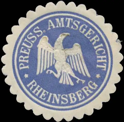 Pr. Amtsgericht Rheinsberg